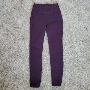 Spanx‎ Solace Shaping Jegging Skinny Womens Purple Stretch Jeans S 2-4 High Rise